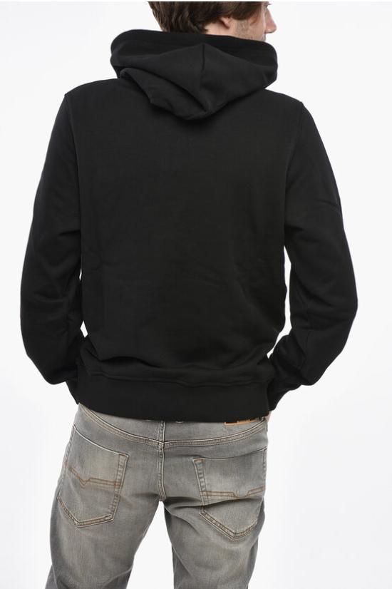  디젤 후드 티셔츠 A16979 RIAJH 900 Black - DIESEL