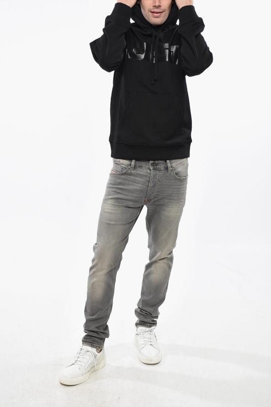  디젤 후드 티셔츠 A16979 RIAJH 900 Black - DIESEL