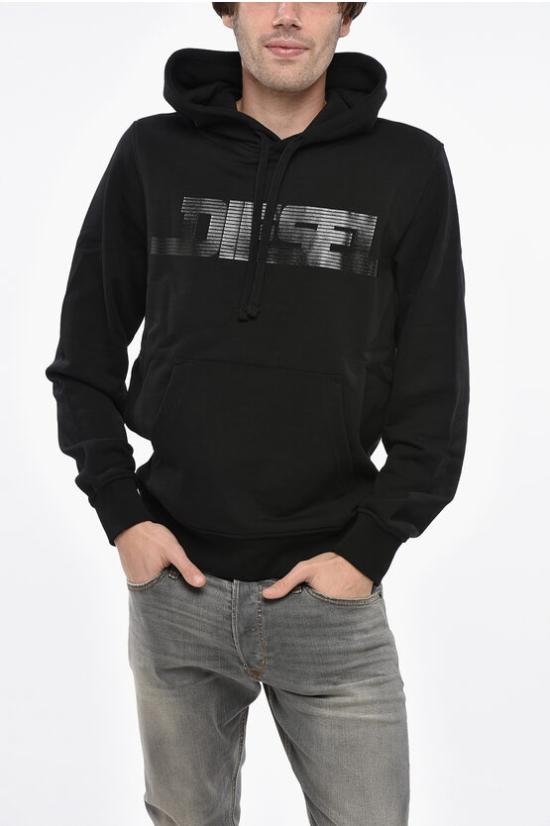  디젤 후드 티셔츠 A16979 RIAJH 900 Black