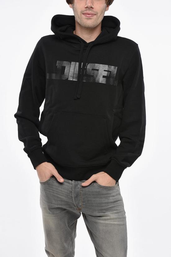  디젤 후드 티셔츠 A16979 RIAJH 900 Black