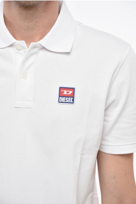  디젤 폴로 티셔츠 A16981 RQIAH 100 White - DIESEL