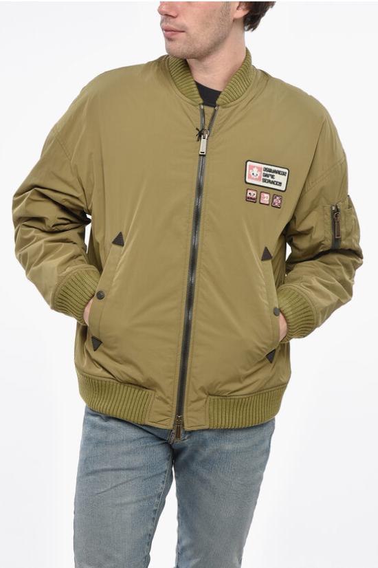  디스퀘어드2 봄버 자켓 S74AM1439S78104726 Green