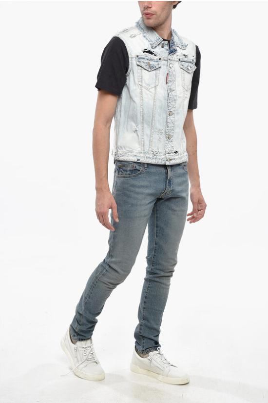  디스퀘어드2 데님 자켓 S71FB0469S30309470 Blue - DSQUARED2