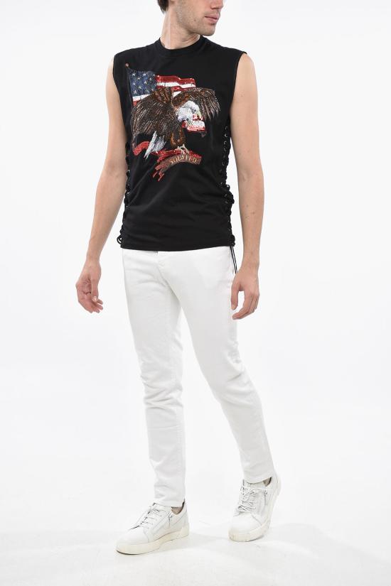  디스퀘어드2 민소매 티셔츠 S71GD1338S23009900 Black - DSQUARED2