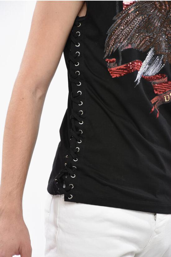  디스퀘어드2 민소매 티셔츠 S71GD1338S23009900 Black - DSQUARED2