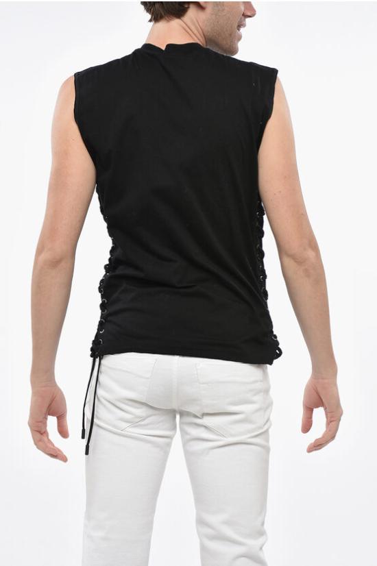  디스퀘어드2 민소매 티셔츠 S71GD1338S23009900 Black - DSQUARED2