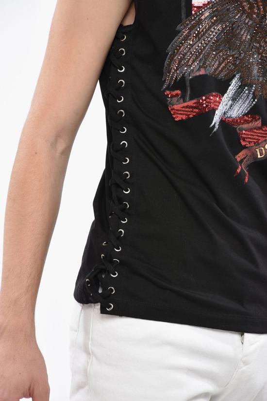  디스퀘어드2 민소매 티셔츠 S71GD1338S23009900 Black - DSQUARED2