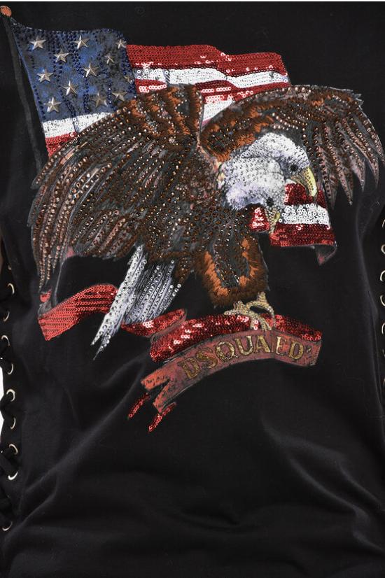  디스퀘어드2 민소매 티셔츠 S71GD1338S23009900 Black - DSQUARED2