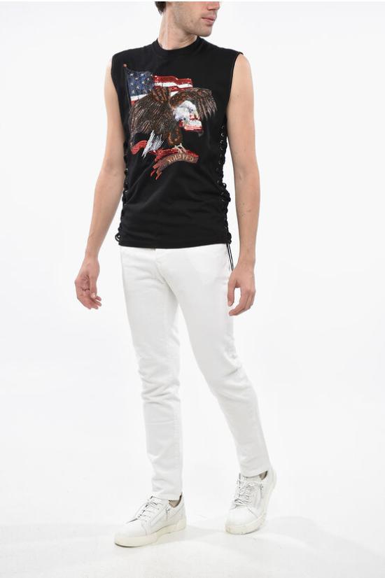  디스퀘어드2 민소매 티셔츠 S71GD1338S23009900 Black - DSQUARED2