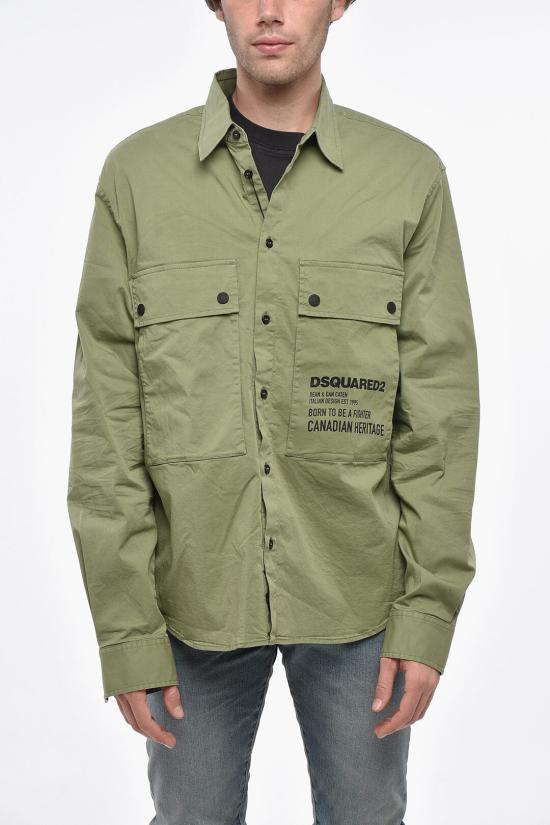  디스퀘어드2 긴팔 셔츠 S71DM0645S35175702 Green