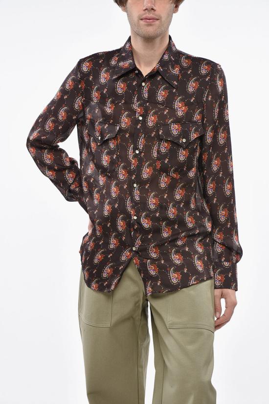  디스퀘어드2 긴팔 셔츠 S71DM0666S78185001S Brown