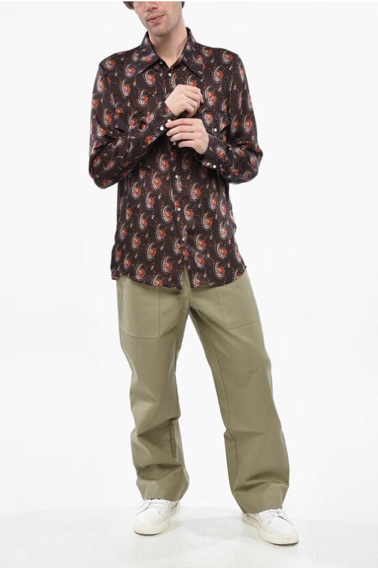  디스퀘어드2 긴팔 셔츠 S71DM0666S78185001S Brown - DSQUARED2