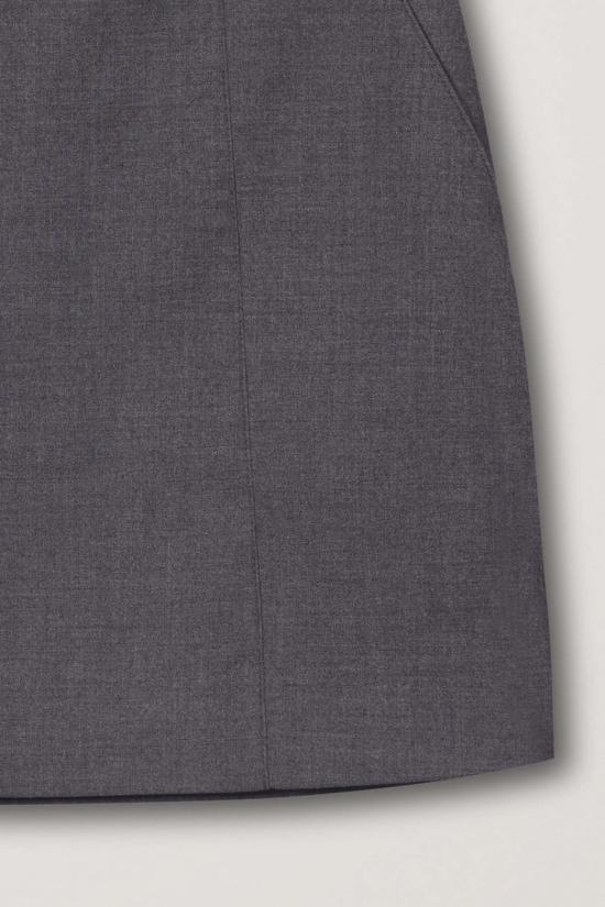  던스트 숏 스커트 우븐 미니 스커트 차콜 그레이 - DUNST