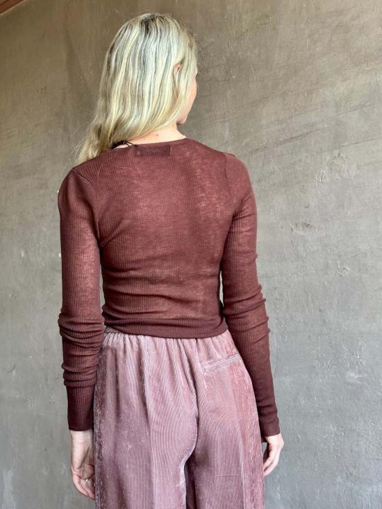  스프룸 긴팔 티셔츠 Sprwmn 긴팔 베이비 티셔츠 탑