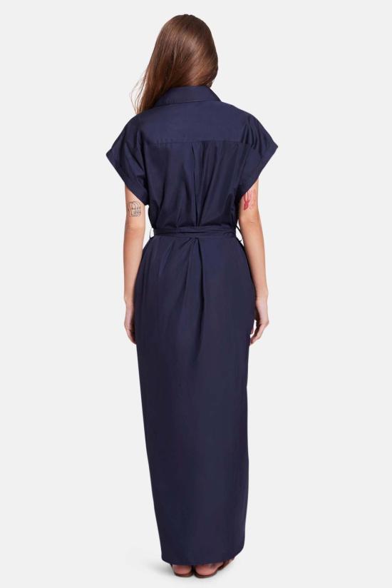  더 타일 클럽 롱 원피스 타일 클럽 메이드스톤 맥시 셔츠 드레스 - THE TILE CLUB