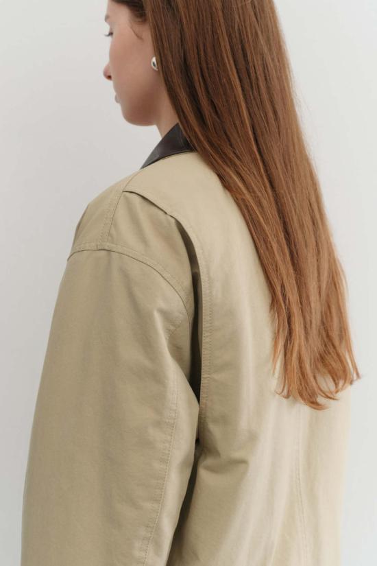  던스트 봄버 자켓 캔버스 워크 재킷 베이지 - DUNST