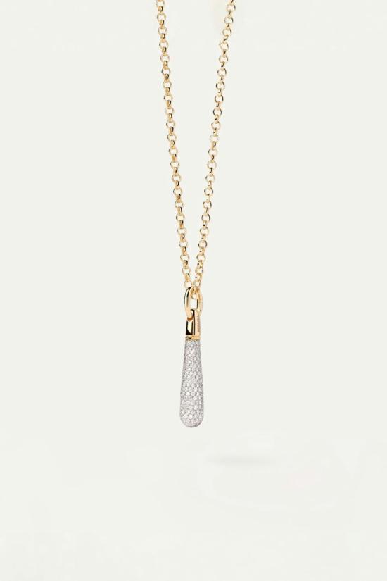  피디파올라 목걸이/팬던트 Pdpaola Pavé 라지 드롭 펜던트 골드 - PD PAOLA