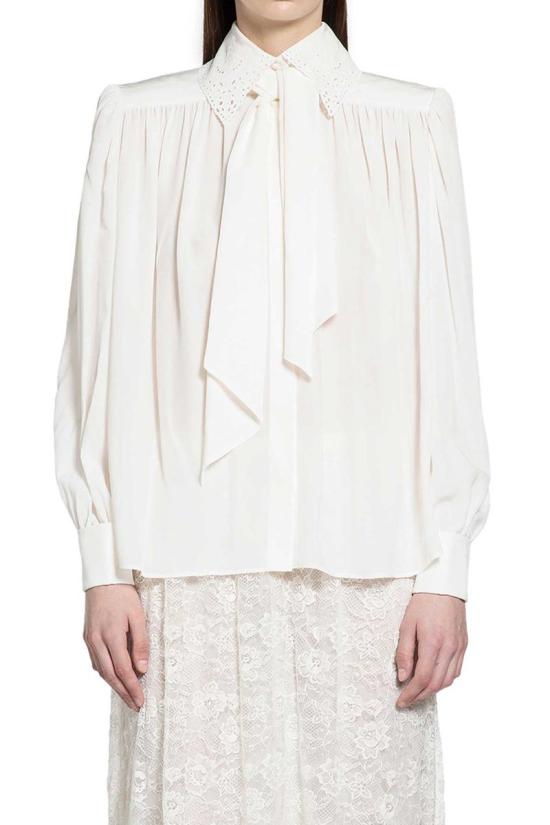 25FW 끌로에 셔츠 CH25WHT75005 107 WHITE