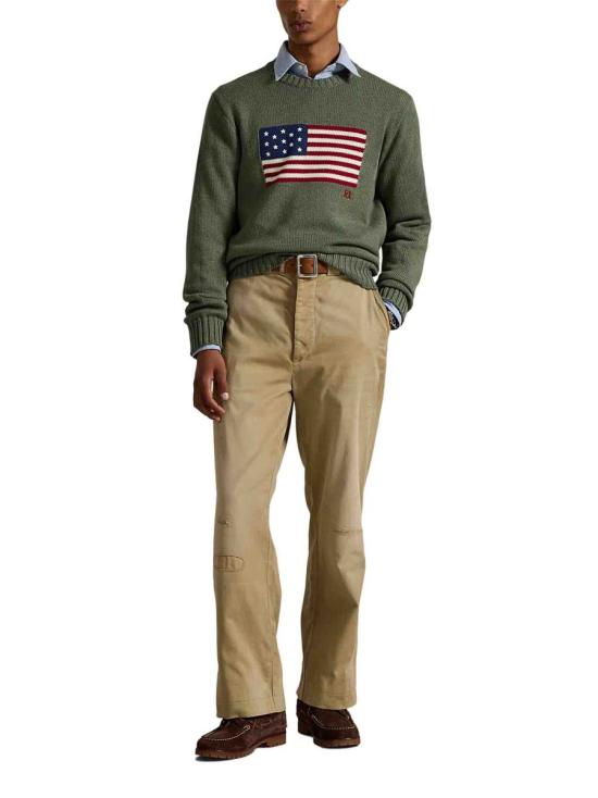 25FW 폴로 랄프로렌 스웨터 710718281010 GREEN - POLO RALPH LAUREN