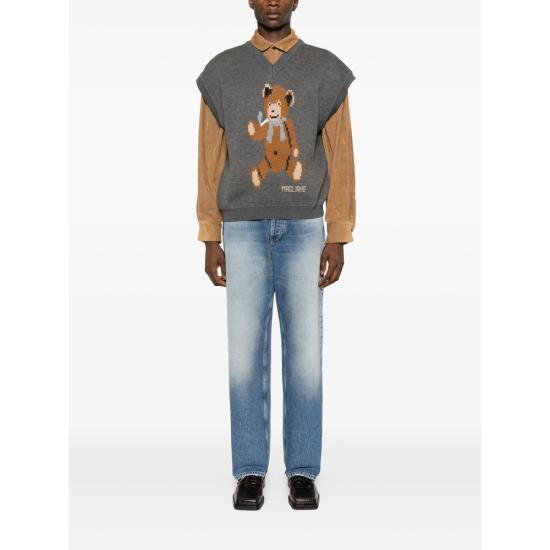 25FW 마리아노 니트 베스트 VE01881 U58323178 3320 GREY - MAGLIANO