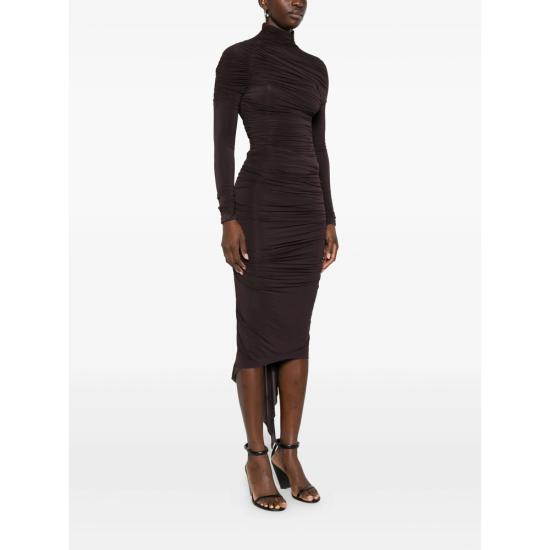 25FW 프란체스코 무라노 미디 스커트 429 T06 500 BROWN - FRANCESCO MURANO