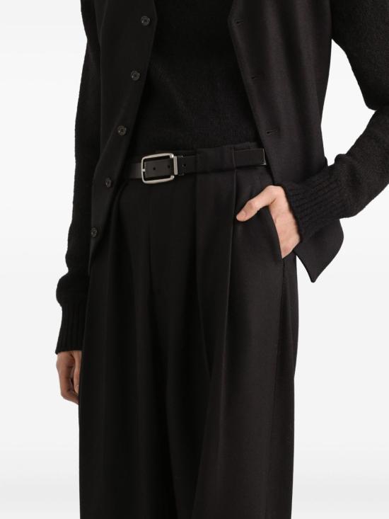 25FW 돌체앤가바나 스트레이트 팬츠 GP16HTHU2A8 N0000 Black - DOLCE & GABBANA