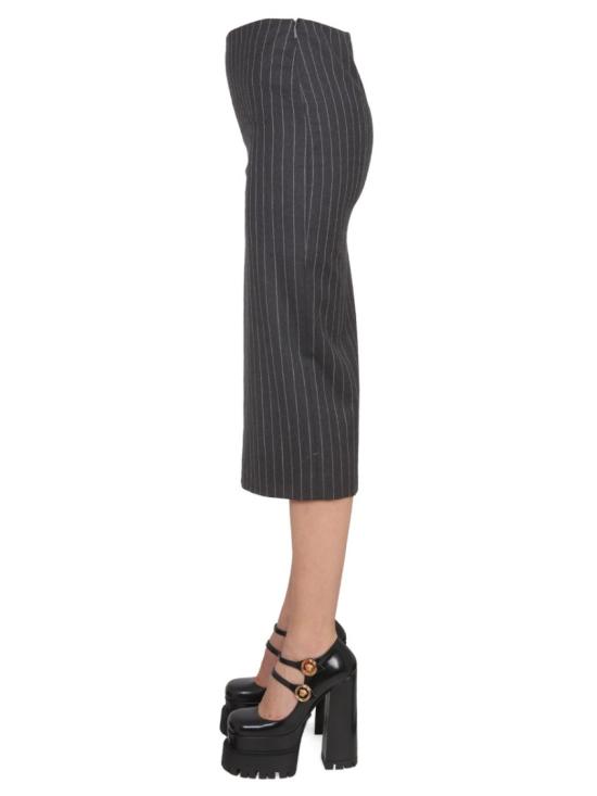  베르사체 미디 스커트 1006670 1A009031E510 Grey - VERSACE