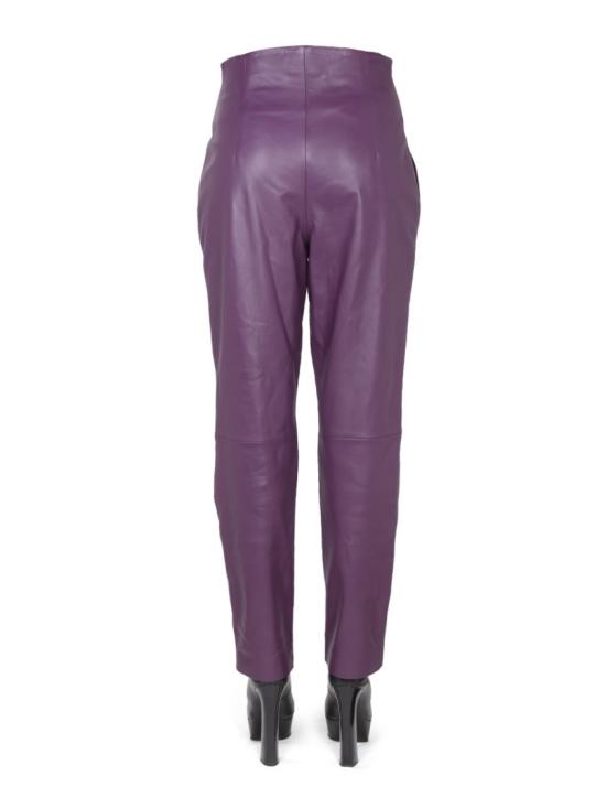  알베르타 페레티 가죽 팬츠 37095175 0231 Grey - ALBERTA FERRETTI
