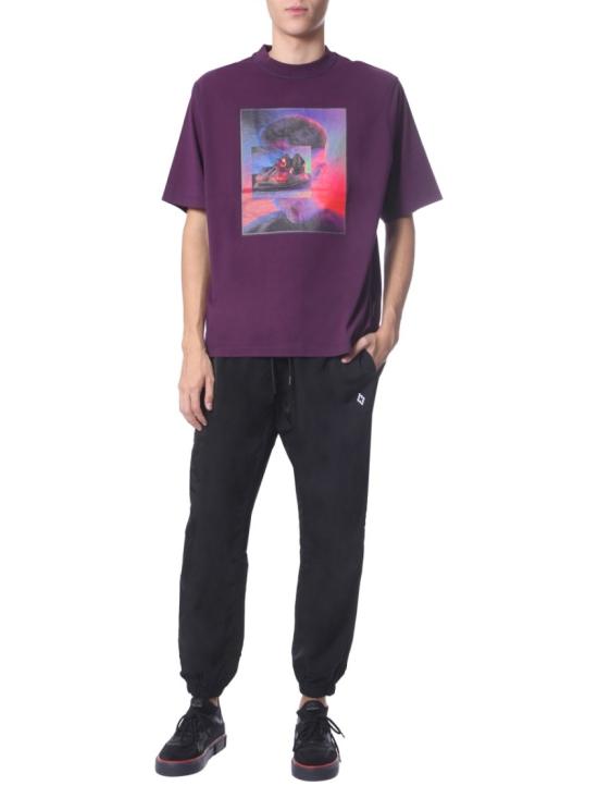  마르셀로 불론 트레이닝/조거 팬츠 CMCA143 F199390121001 Black - MARCELO BURLON