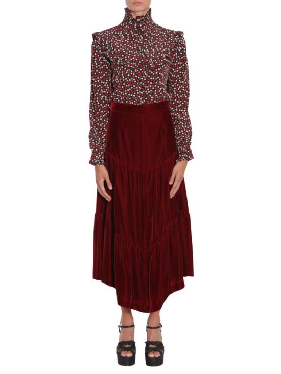  생로랑 블라우스 436947 Y879N 1096 Black - SAINT LAURENT