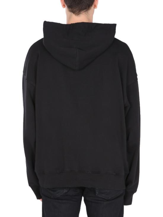  베르사체 후드 티셔츠 B7GWA735 HSP86899 Black - VERSACE