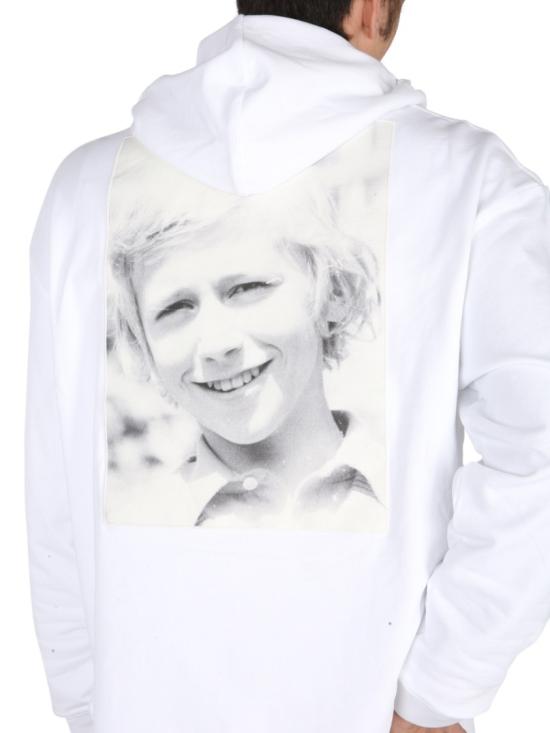  라프 시몬스 후드 티셔츠 211 M163A 190030010 White - RAF SIMONS