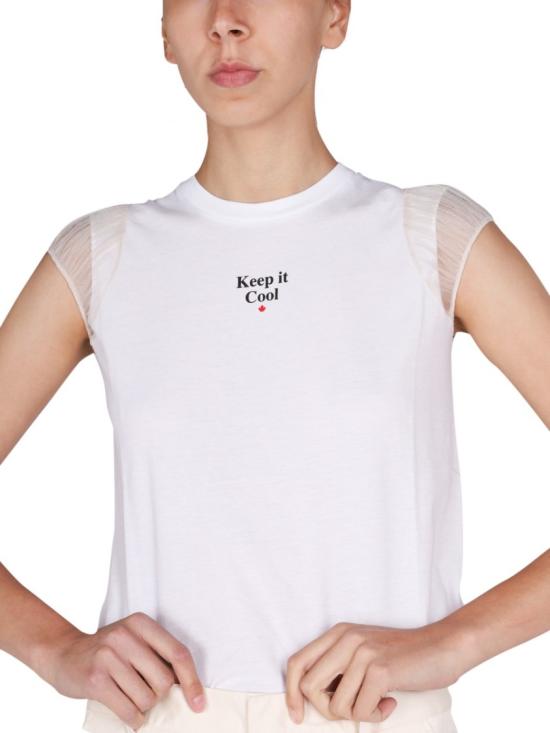  디스퀘어드2 민소매 티셔츠 S72GD0355 S21600100 Neutrals - DSQUARED2
