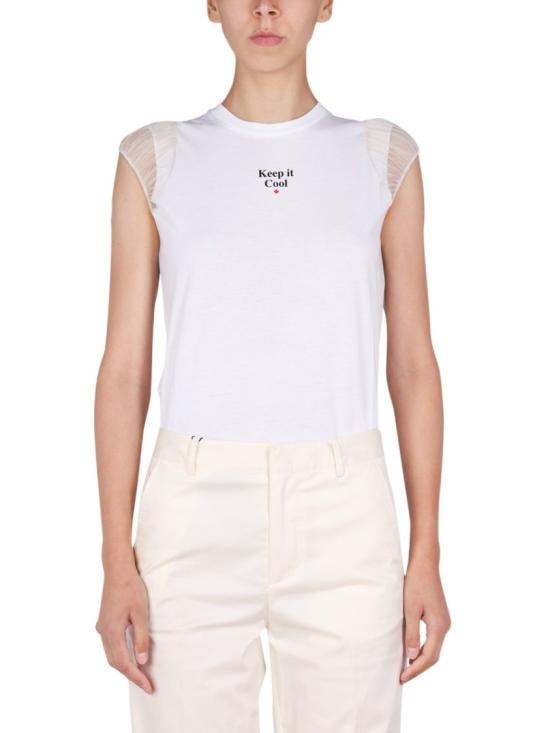  디스퀘어드2 민소매 티셔츠 S72GD0355 S21600100 Neutrals