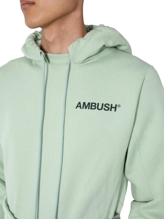  엠부시 후드 티셔츠 12112058 MUGR Green - AMBUSH