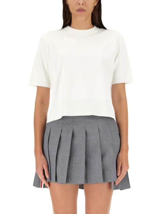  톰브라운 반팔 티셔츠 FKA362A Y5501100 White