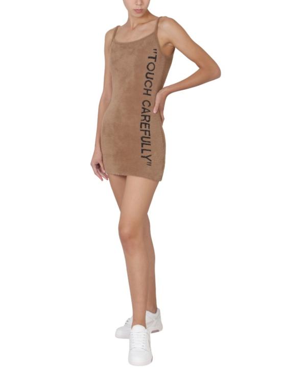  오프화이트 숏 원피스 OWHI067 F22KNI0016210 Neutrals - OFF WHITE