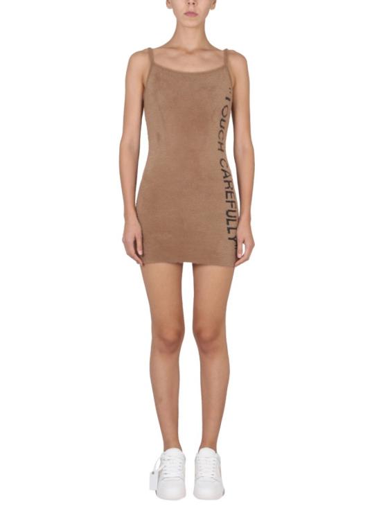  오프화이트 숏 원피스 OWHI067 F22KNI0016210 Neutrals