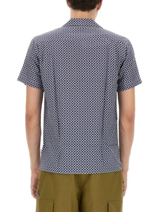  올레바 브라운 반팔 셔츠 276138 NAVY WHITE Grey - ORLEBAR BROWN