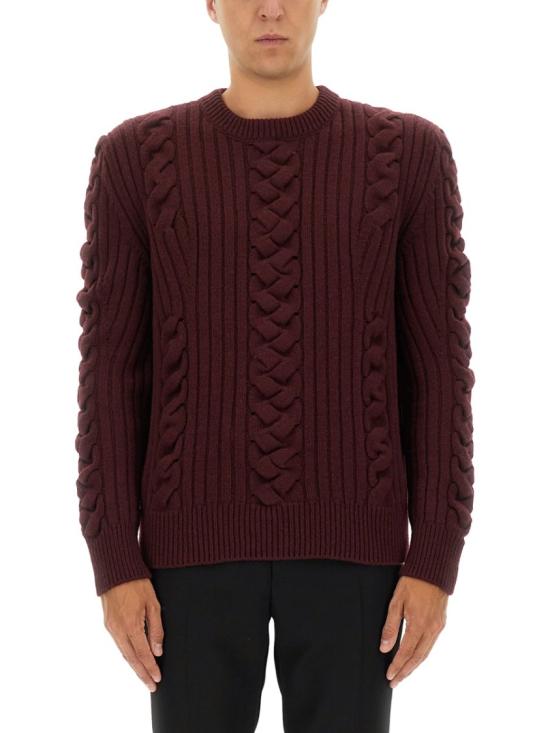 25FW 알렉산더 맥퀸 스웨터 848915 Q1BFL6190 Black