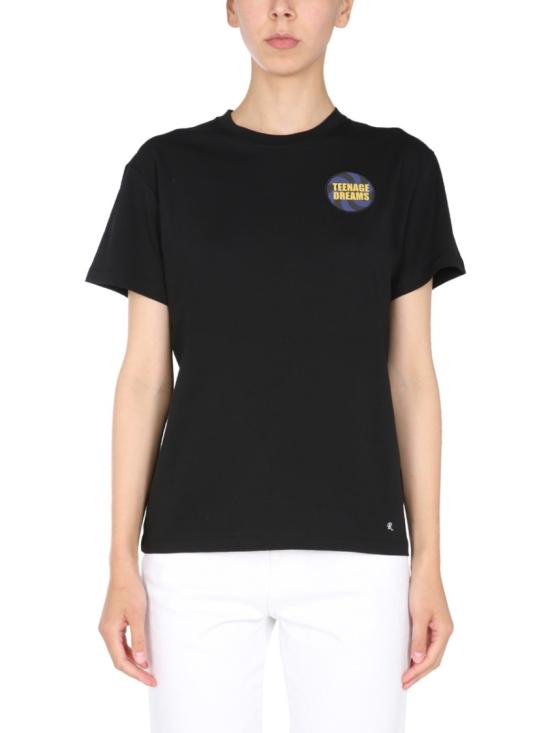  라프 시몬스 반팔 티셔츠 211 W104 190010099 Black