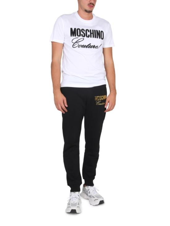  모스키노 반팔 티셔츠 07867241 2001 White - MOSCHINO