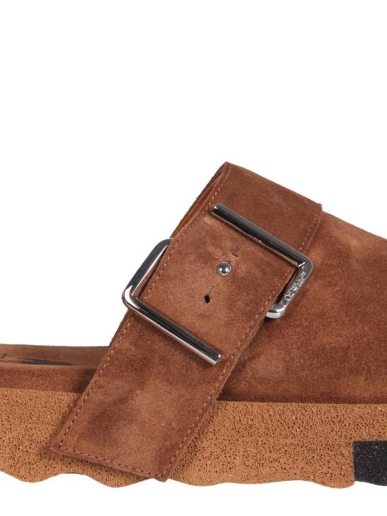  오프화이트 뮬/슬리퍼 OMIC003 S21LEA0016010 Brown - OFF WHITE