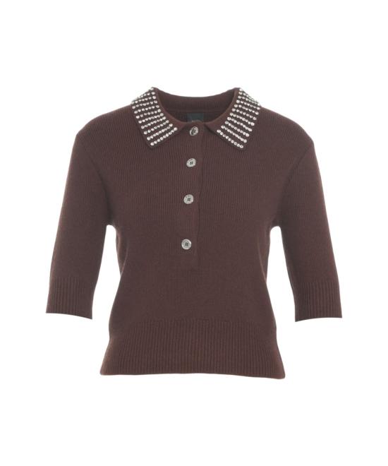 25FW 핑코 폴로 티셔츠 105745 A2S4 Grey