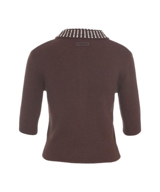 25FW 핑코 폴로 티셔츠 105745 A2S4 Grey - PINKO