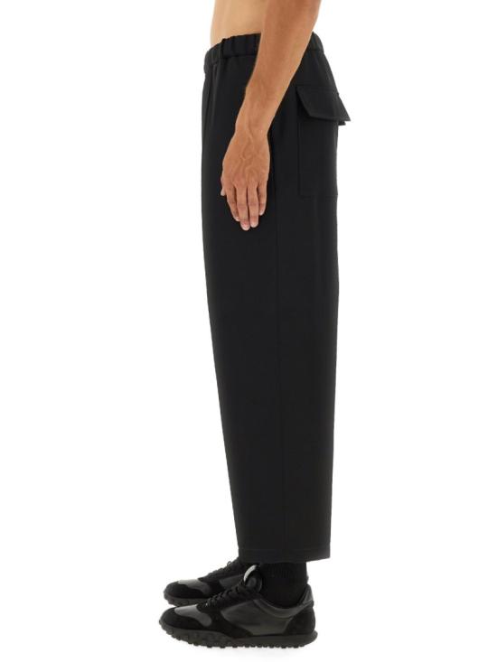 25FW 질샌더 울 개버딘 테이퍼드 팬츠 질샌더 J21KA0012 J40002001 Black - JIL SANDER