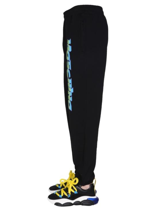  모스키노 트레이닝/조거 팬츠 03442028 1555 Black - MOSCHINO