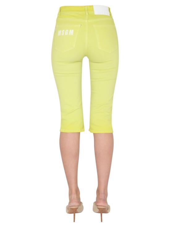  엠에스지엠 데님 숏팬츠 3241MDP81T 22727333 Yellow - MSGM