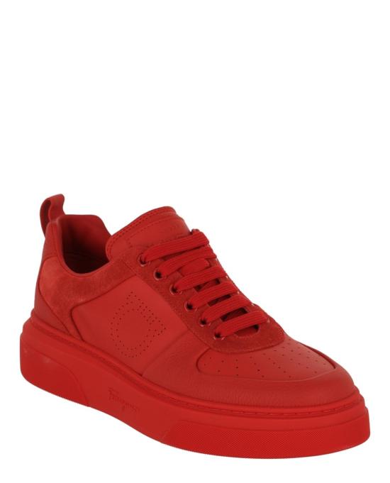  살바토레 페라가모 스니커즈 021171 760114 M 60028 10 5 Red - SALVATORE FERRAGAMO