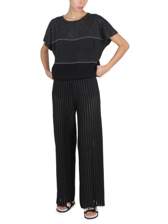  파비아나 필리피 반팔 티셔츠 MAD222W057 H014VR3 Black - FABIANA FILIPPI